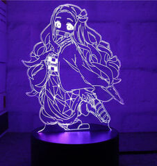 Lampa 3D Led Demon slayer cena un informācija | Lampas bērnu istabai | 220.lv