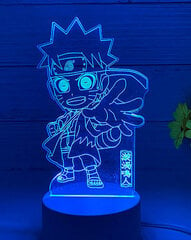 Lampa 3D Led Naruto cena un informācija | Lampas bērnu istabai | 220.lv