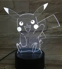 Фонарь 3D Led Pokemon цена и информация | Детские светильники | 220.lv
