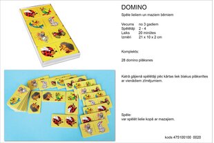 Galda spēle Domino bērniem - 28 kartiņas цена и информация | Настольные игры, головоломки | 220.lv