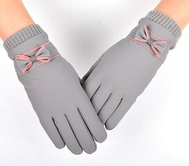 Зимние женские перчатки KR52, серые цена и информация | Женские перчатки | 220.lv