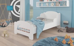 Кровать ADRK Furniture Amadis Railway, 160x80 см, белый цвет цена и информация | Детские кровати | 220.lv