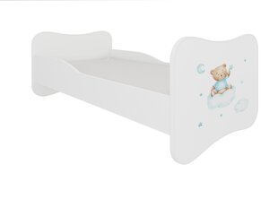 Кровать ADRK Furniture Gonzalo Teddy Bear and Cloud, 140x70 см, белый цвет цена и информация | Детские кровати | 220.lv