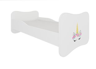 Кровать ADRK Furniture Gonzalo Unicorn, 160x80 см, белого цвета цена и информация | Детские кровати | 220.lv