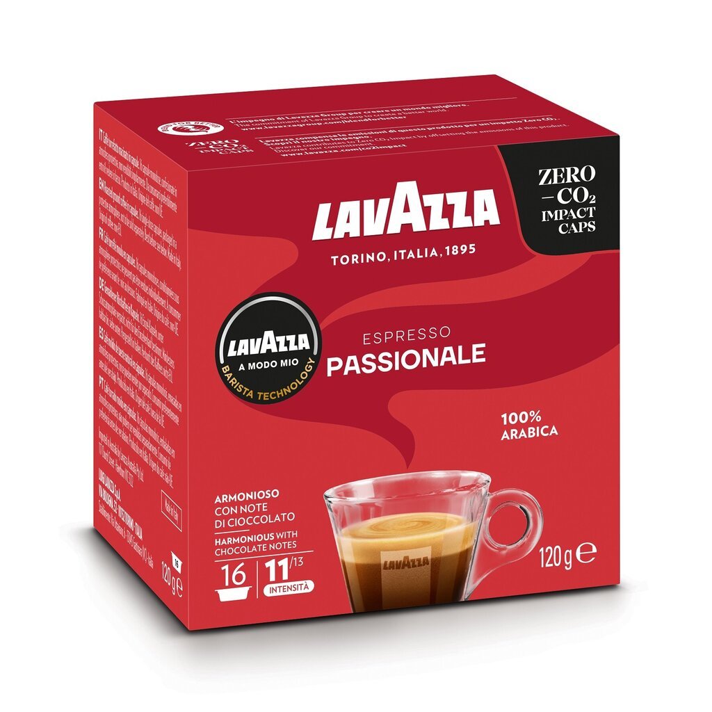 Kafijas kapsulas Lavazza A Modo Mio Passionale, 120g, 16 gab. cena un informācija | Kafija, kakao | 220.lv