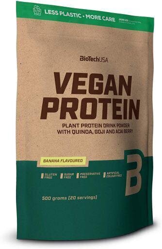 Proteīns Biotech Vegan Protein 500 g, meža ogu garša cena un informācija | Proteīni | 220.lv