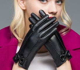 Зимние женские перчатки KR52, черные цена и информация | Женские перчатки | 220.lv
