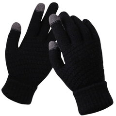 Зимние женские перчатки KR53, черные цена и информация | Женские перчатки | 220.lv