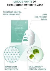 Mitrinoša sejas maska ​​ar hialuronskābi Cicaluronic (Water Fit Mask) 24 g cena un informācija | Mizon Smaržas, kosmētika | 220.lv