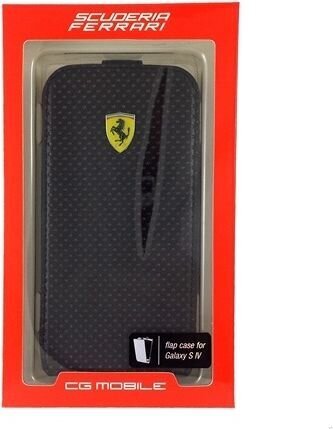 Ferrari FECHFPFLS4 i9505 / i9500 Galaxy S4 Black cena un informācija | Telefonu vāciņi, maciņi | 220.lv