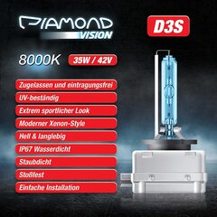 Diamond Vision HID Bi Xenon Brenner PK32D-5 D3S 35W 42V 8000K цена и информация | Автомобильные лампочки | 220.lv