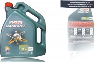 Castrol Magnatec 10W-40 A3/B4, 5 litru cena un informācija | Motoreļļas | 220.lv