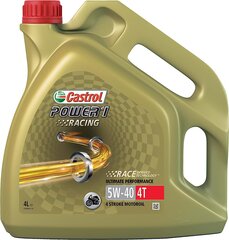 Castrol Power1 Racing 4T 5W-40, 4 litri cena un informācija | Castrol Auto preces | 220.lv