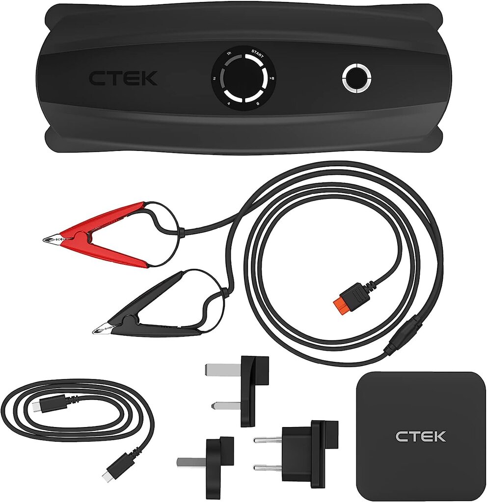 CTEK CS Free - portatīvais akumulators un apkopes iedegums ar adaptīvo pastiprināšanas tehnoloģiju, melnu cena un informācija | Akumulatoru lādētāji | 220.lv