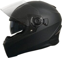Интегральный шлем шлема мотоциклевого шлема шлем Scooter Rallox 09b размер M Matt Black с солнцем цена и информация | Шлемы для мотоциклистов | 220.lv