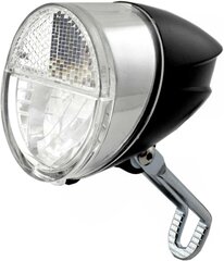 Светодиодный велосипедный свет Nean Cre Dynamo с автоматическим светом и парковкой, велосипедной лампой, велосипедным передним светом, велосипедным светом спереди, фары с одобрением STVZO, 30 Lux, Black цена и информация | Автомобильные лампочки | 220.lv