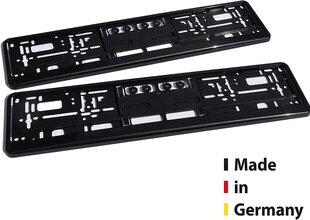 Владелец номерного знака Sunmondo Auto Black, Усиление номерного знака. цена и информация | Авто принадлежности | 220.lv