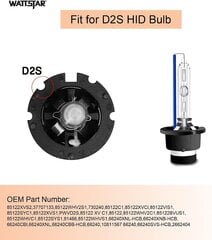 Wattstar OEM -качество D2S 8000K, Furights Xenon, Furights Hid D2S, лампы ксеноновой фар, Hid Cenon Lamp (2 -й серии). ……… цена и информация | Автомобильные лампочки | 220.lv