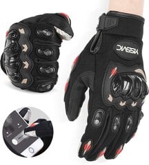 Yissvic Motorcycle Gloves Мотоциклетные перчатки с сенсорным экраном спортивные перчатки для мотоцикла для велосипедов для велосипеда для кемпинга на открытом воздухе M цена и информация | Мото перчатки, защита | 220.lv