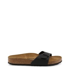 Iešļūcenes sievietēm Birkenstock, melnas cena un informācija | Iešļūcenes, čības sievietēm | 220.lv