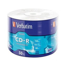 CD-R 700МБ 52x Extraprotection, 25 шт. цена и информация | Виниловые пластинки, CD, DVD | 220.lv