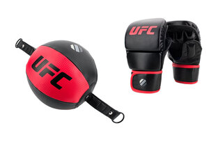 Скоростная груша UFC с двойным креплением + перчатки ММА UFC цена и информация | Боевые искусства | 220.lv