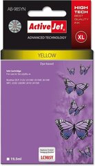 Ink ActiveJet AB-985Y | Yellow | 19,5 ml | Brother LC985Y cena un informācija | Tintes kārtridži | 220.lv