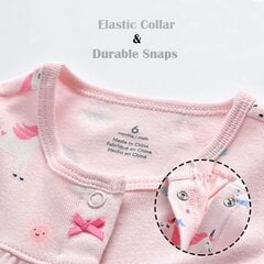 Детское боди Minizone с короткими рукавами, розовое, от 0 до 3 месяцев цена и информация | Бодики, распашонки | 220.lv