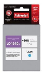 Ink ActiveJet AB-1240CNX | Cyan | 12 ml | Brother LC1220C,LC1240C cena un informācija | Tintes kārtridži | 220.lv