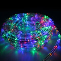 LED virtene ROPE C310, daudzkrāsaina, 10 m cena un informācija | Ziemassvētku lampiņas, LED virtenes | 220.lv