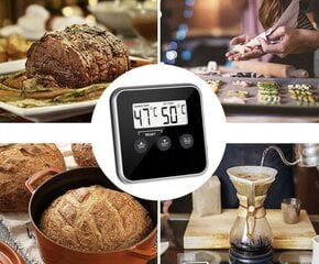 Термометр для духовки, цифровой кухонный термометр с зондом цена и информация | Особенные приборы для приготовления пищи | 220.lv