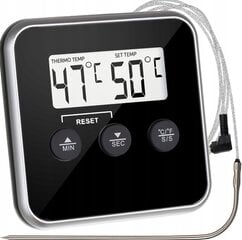 Термометр для духовки, цифровой кухонный термометр с зондом цена и информация | Особенные приборы для приготовления пищи | 220.lv