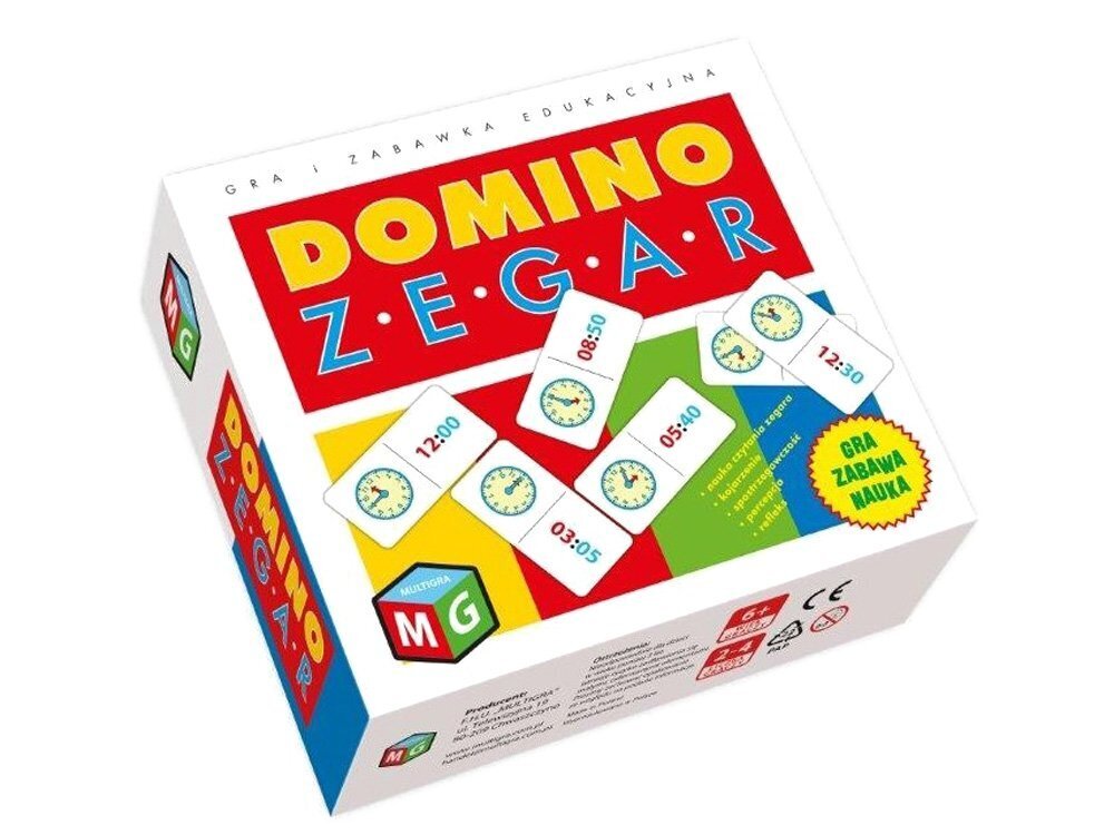 Spēle “Domino Laiks” Multigra GR0388 cena un informācija | Galda spēles | 220.lv