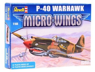 Lidmašīna “Revell Micro Wings P-40 Warhawk 1”: 144 RV0019 cena un informācija | Rotaļlietas zēniem | 220.lv