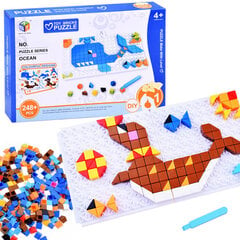 Обучающая головоломка, мозаичные блоки, картинки ZA2667 цена и информация | Развивающие игрушки | 220.lv