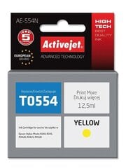 Ink ActiveJet AE-554 | Yellow | 13,5 ml | Chip | Epson T0554 цена и информация | Картриджи для струйных принтеров | 220.lv