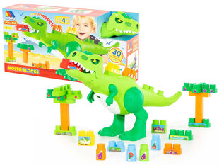 Klucīšu komplekts Dinozaurs, 30 d. cena un informācija | Rotaļlietas zēniem | 220.lv