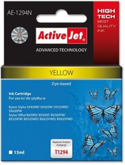 Activejet AE-1294N (Epson T1294), желтый цена и информация | Картриджи для струйных принтеров | 220.lv