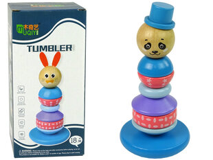 Деревянная развивающая пирамида Панда Tumbler цена и информация | Игрушки для малышей | 220.lv