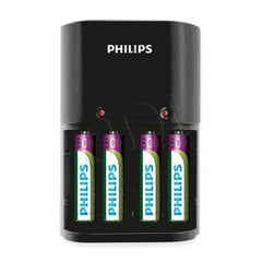 Philips SCB1450NB/12, 4XAAA 800mAh цена и информация | Зарядные устройства для элементов питания | 220.lv