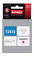 Ink ActiveJet AE-2633N | Magenta | 12 ml | Epson T2633 cena un informācija | Tintes kārtridži | 220.lv