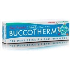 Bērnu zobu pasta Buccotherm BIO, zemeņu (2-6 g.) cena un informācija | Zobu pastas, birstes | 220.lv