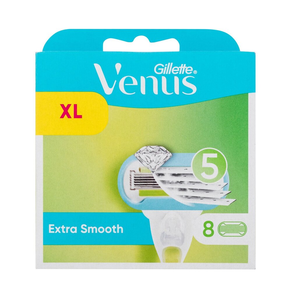 Skūšanās galviņas sievietēm Gillette Venus Extra Smooth, 8 gab cena un informācija | Skūšanās piederumi, kosmētika | 220.lv