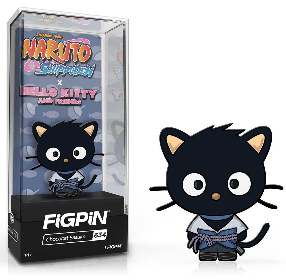 Figūriņa Figpin Naruto Hello kitty Chococat Sasuke cena un informācija | Rotaļlietas zēniem | 220.lv