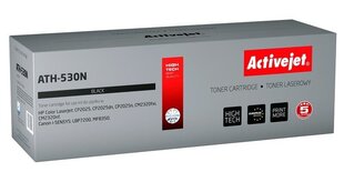 Тонер Activejet ATH-530N (аналог - HP CC530A Canon CRG-718B) для лазерных принтеров, 3500 стр., черный цена и информация | Картриджи для лазерных принтеров | 220.lv