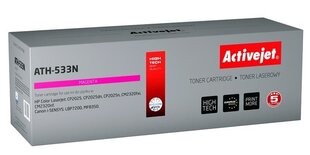 Toneris Activejet ATH-533N (HP CC533A / Canon CRG-718M) lāzerprinteriem, 2800 lapas, fuksīna цена и информация | Картриджи для лазерных принтеров | 220.lv