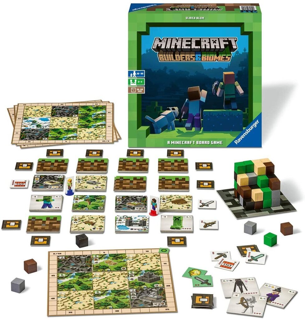 Galda spēle Minecraft, Builders & Biomes cena un informācija | Galda spēles | 220.lv
