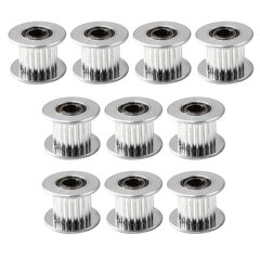 GT2 Idler Pulley 20 zobu Timuling Panher 4mm Boille novirze Rolle virvēm 6mm 3D printera timal rolle iepakojums ar 10 (Schrausenchess) cena un informācija | Piederumi printerim | 220.lv