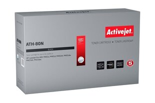 Activejet ATH-80N toneris HP printerim; HP 80A CF280A nomaiņa; Augstākā; 3500 lappuses; melns cena un informācija | Kārtridži lāzerprinteriem | 220.lv