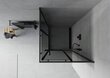 Dušas kabīne Mexen Rio, 70x70,80x80,90x90cm, melna/grafīta cena un informācija | Dušas kabīnes | 220.lv